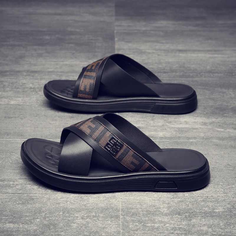 凉鞋男款拖鞋夏外穿潮流网红鞋子高级感男士凉拖鞋外出沙滩一字拖