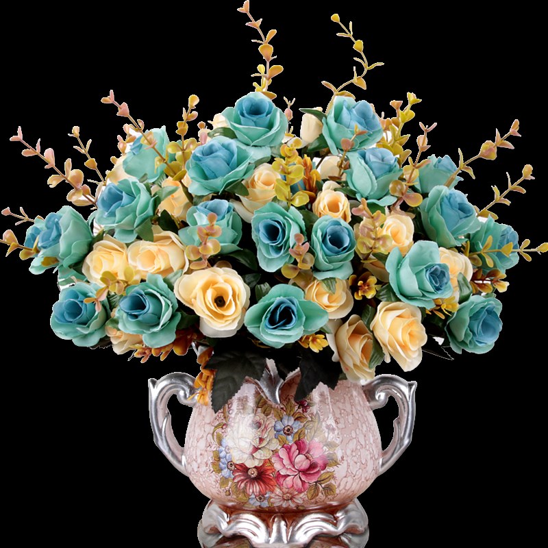采购产品人造花,人造花插花,咖啡桌,插D花,欧式空调柜,机器插花,