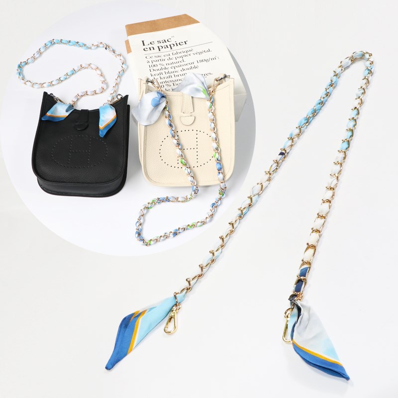 细肩带包链配件丝巾链条包带单肩斜挎女包替换包带背包带子配件潮