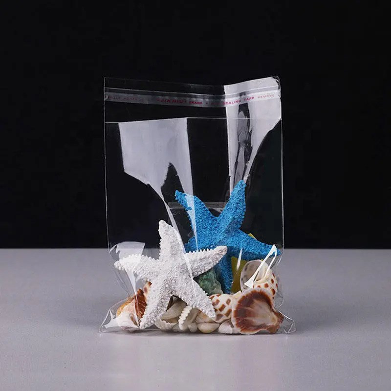 OPP足08厚16CM宽自封袋透明饰品服装包装袋塑料平口袋蔬菜封口袋