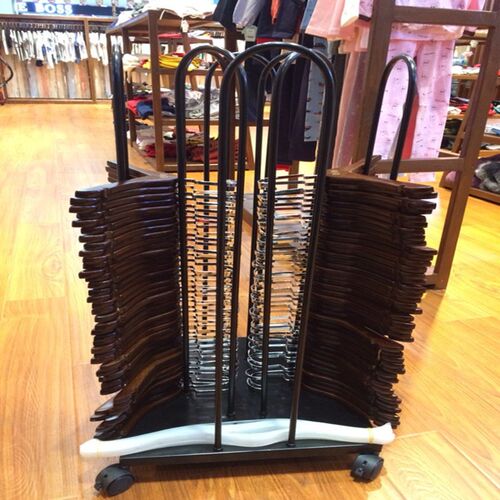 服装店衣架收纳神器铁艺衣架整理架衣架收纳架储存衣架收纳整理车