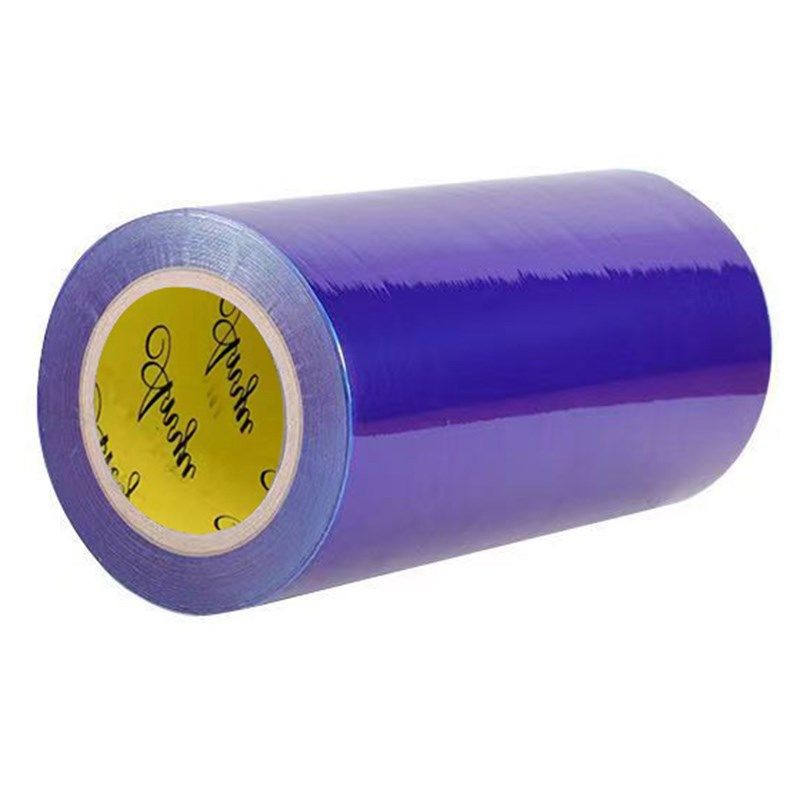 蓝色保护膜自粘中粘性不锈钢铝合金金属电器pe膜塑料板防护包装膜