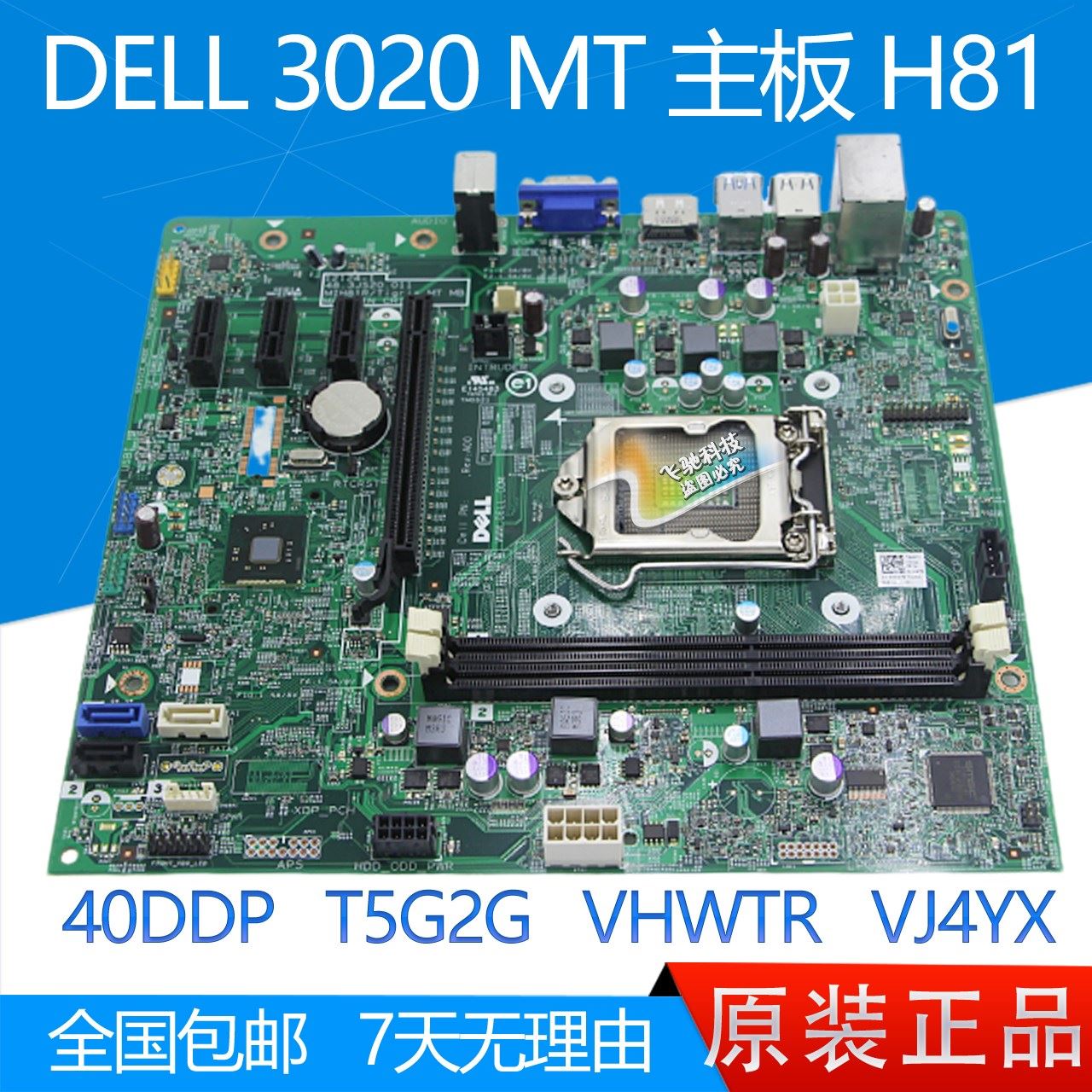 全新 3020 MT主板 H81 40DDP T5G2G VHWTR VJ4YX 12124-1
