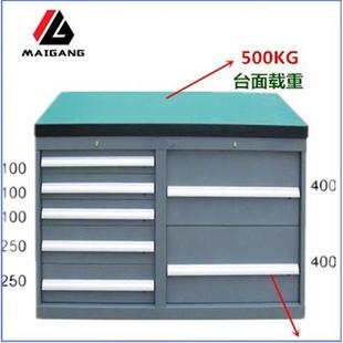麦冈MGDZ014耐冲击复合多抽工具柜铁皮柜储物柜抽屉式 重型工具柜