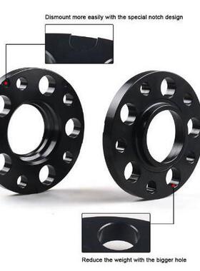 适用宝马轮毂法兰盘5x12072.56mm15mm/20mm2只装配M14*1.25螺