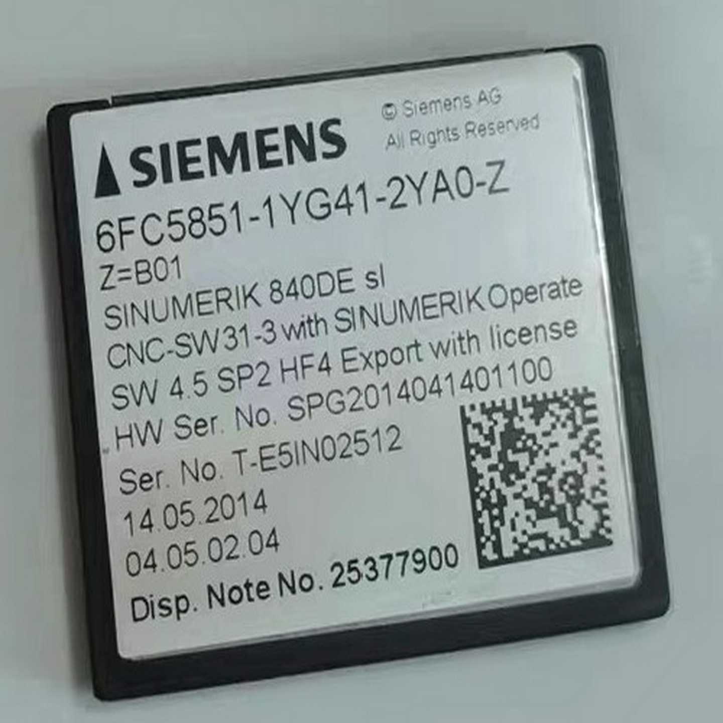 西门子内存卡6FC5851-1YG41-2YA0-Z成色漂--议价商品