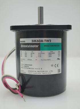 ORIENTALMOTORNNB5IK60A-TW22极高速感应电机MOT-I-29143H1