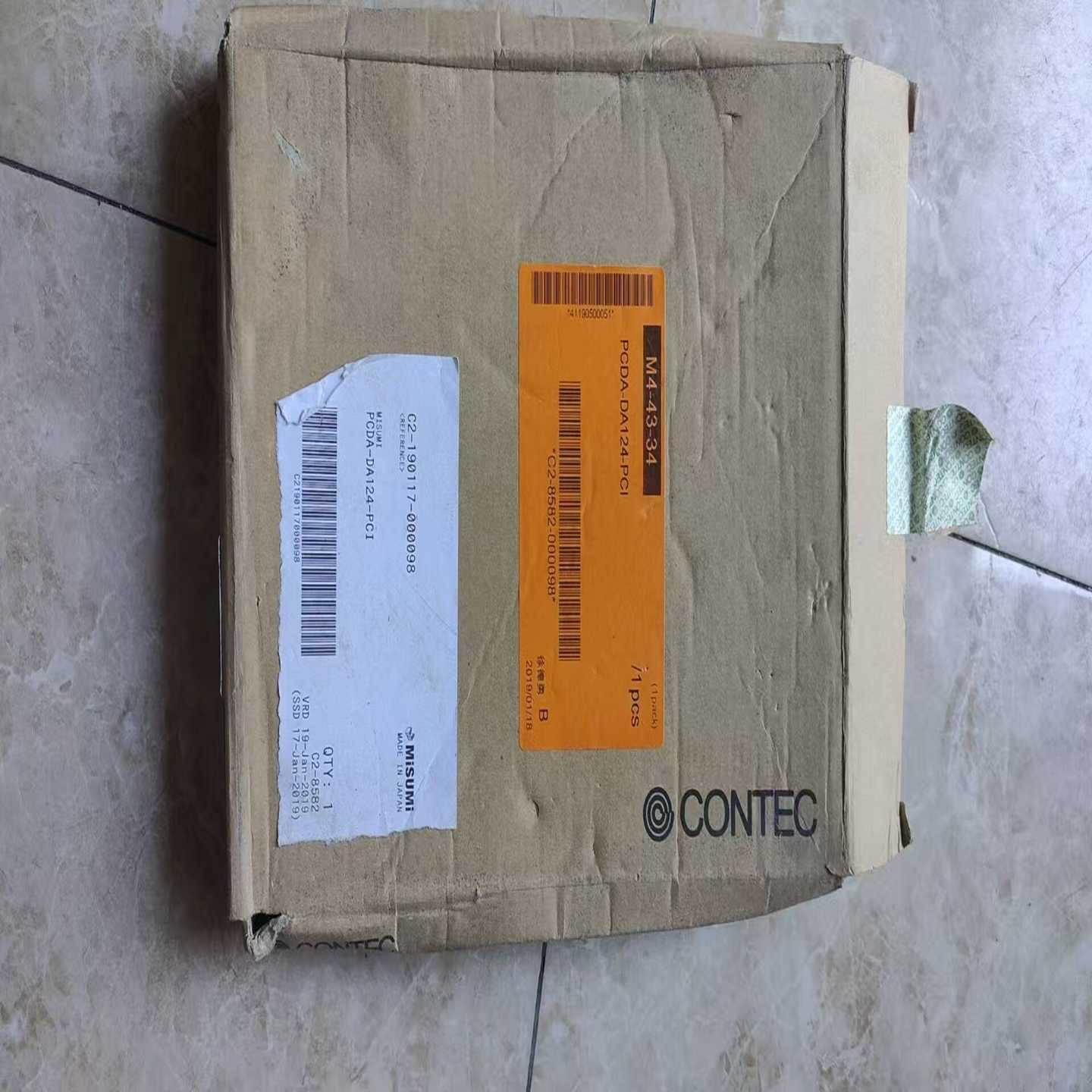 CONTEC采集卡DA12-4(PCI)库存全新原包装带-议价