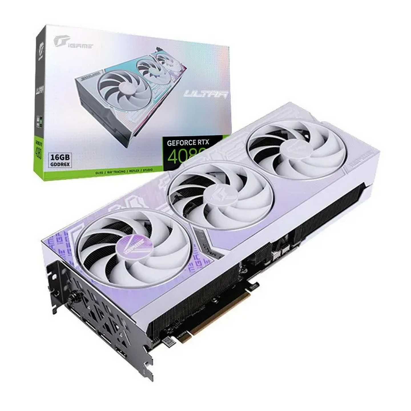 新品iGame GeForce RTX4080 Ultra W OC GDDR6X 视频渲染游戏