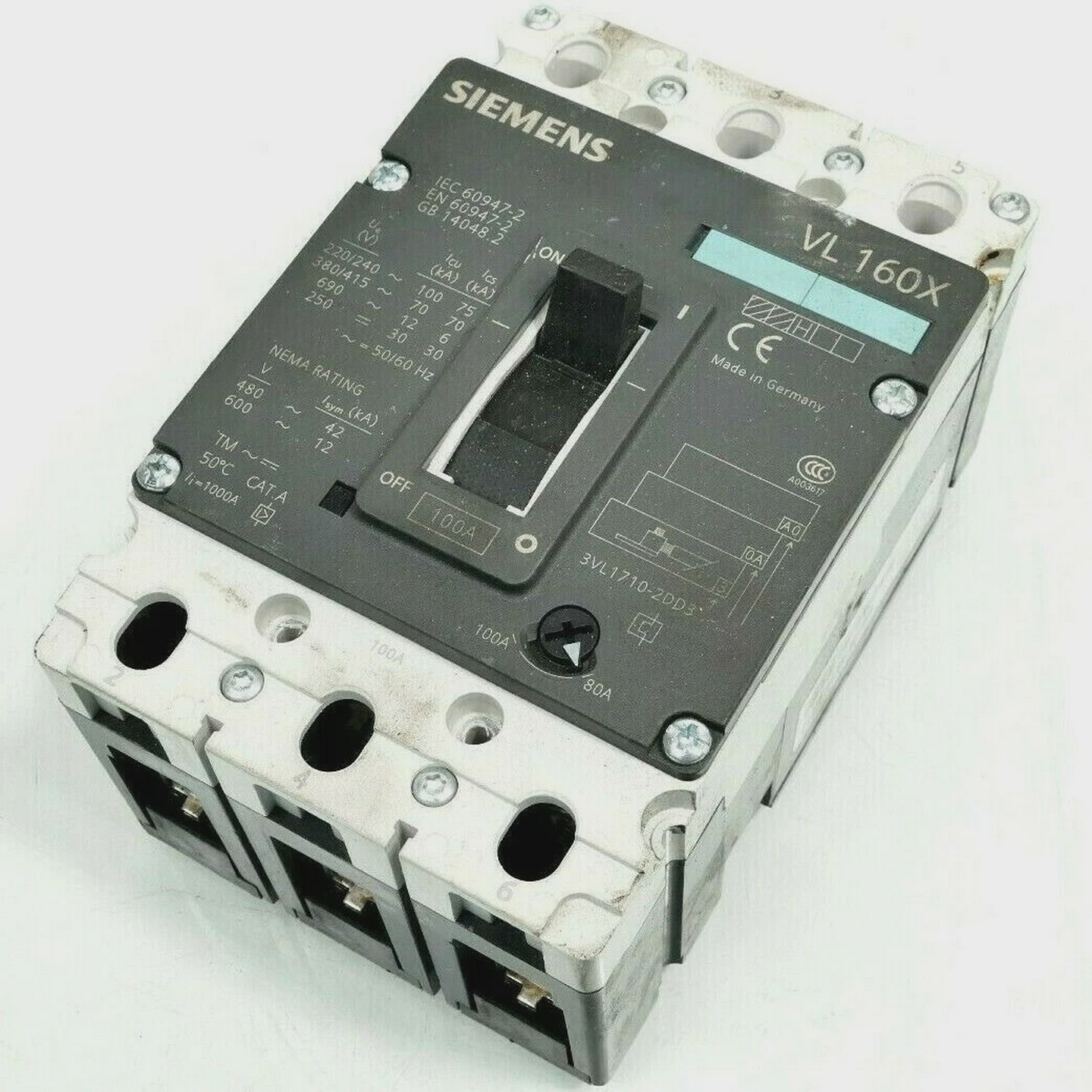 SiemensVL160XLeistungsschalter3VL1710-2DD33-0AA03VL17