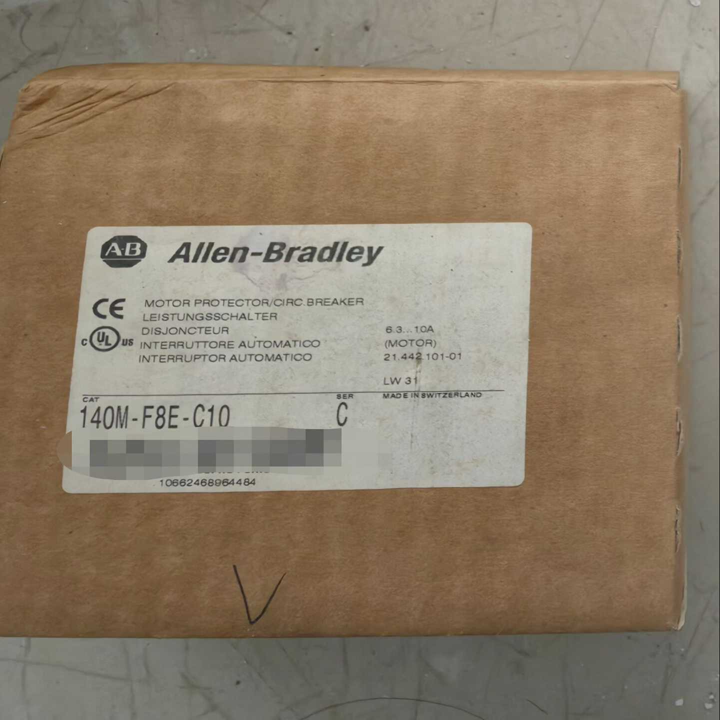 AB罗克韦尔马达保护器140M-F8E-C10带包装。询价