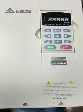 【议价】台达变频器VFD075V43A-2，几乎新的，经过一下午劳动适用