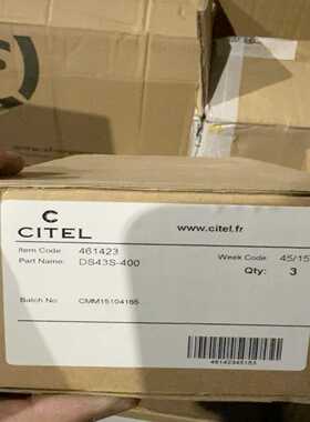 全新CITEL西岱尔DS43S-400防雷器，型号46142议价