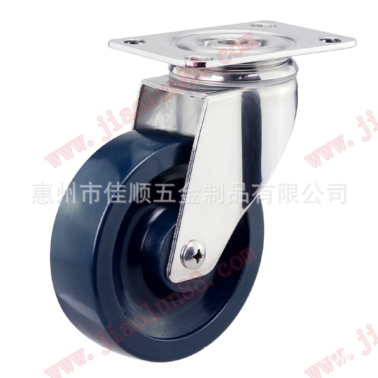 供应不锈钢耐低温脚轮全聚氨酯轮实心PU脚轮抗寒冷库推车轮