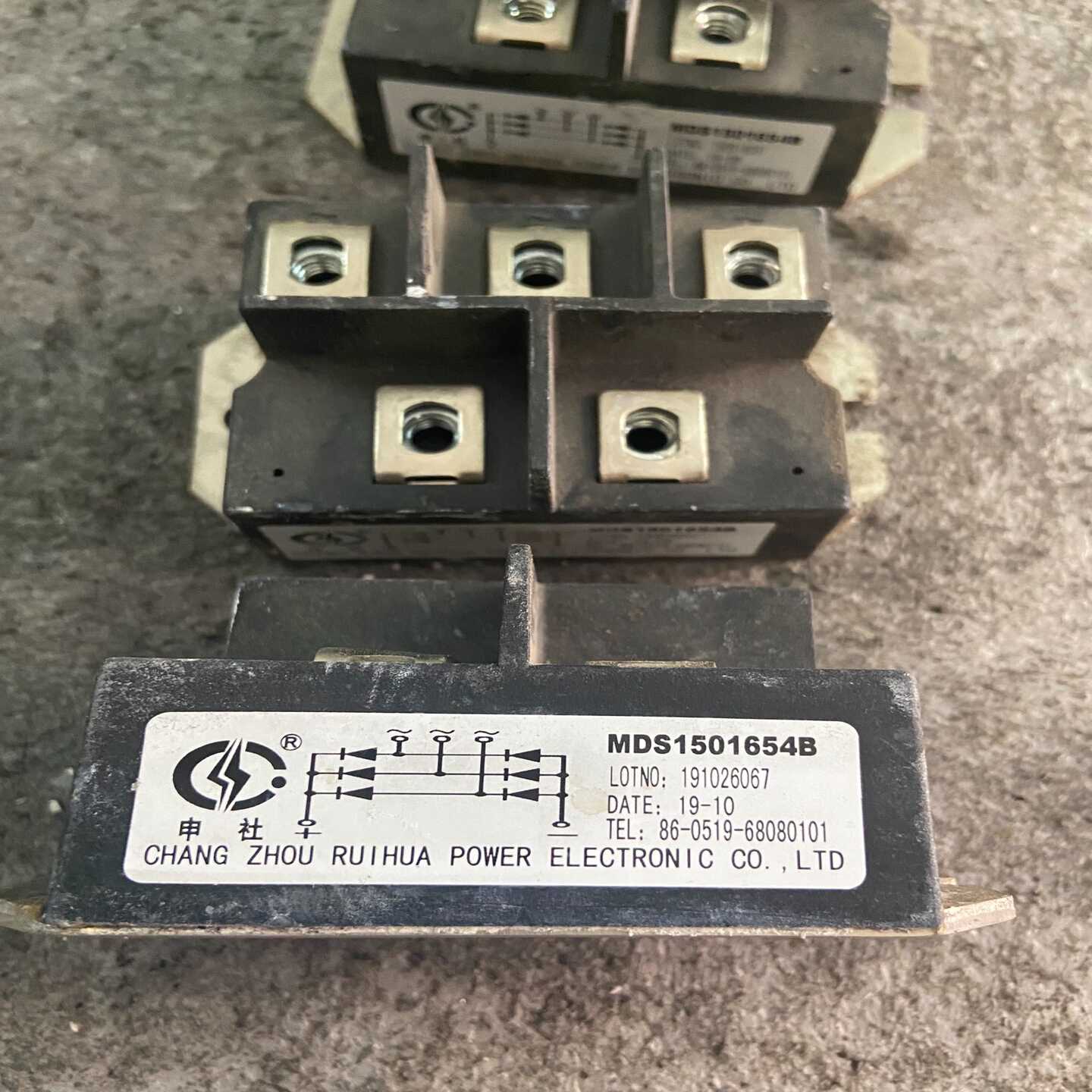 MDS1501654B，150A1600V，三相桥，申社，拆询价