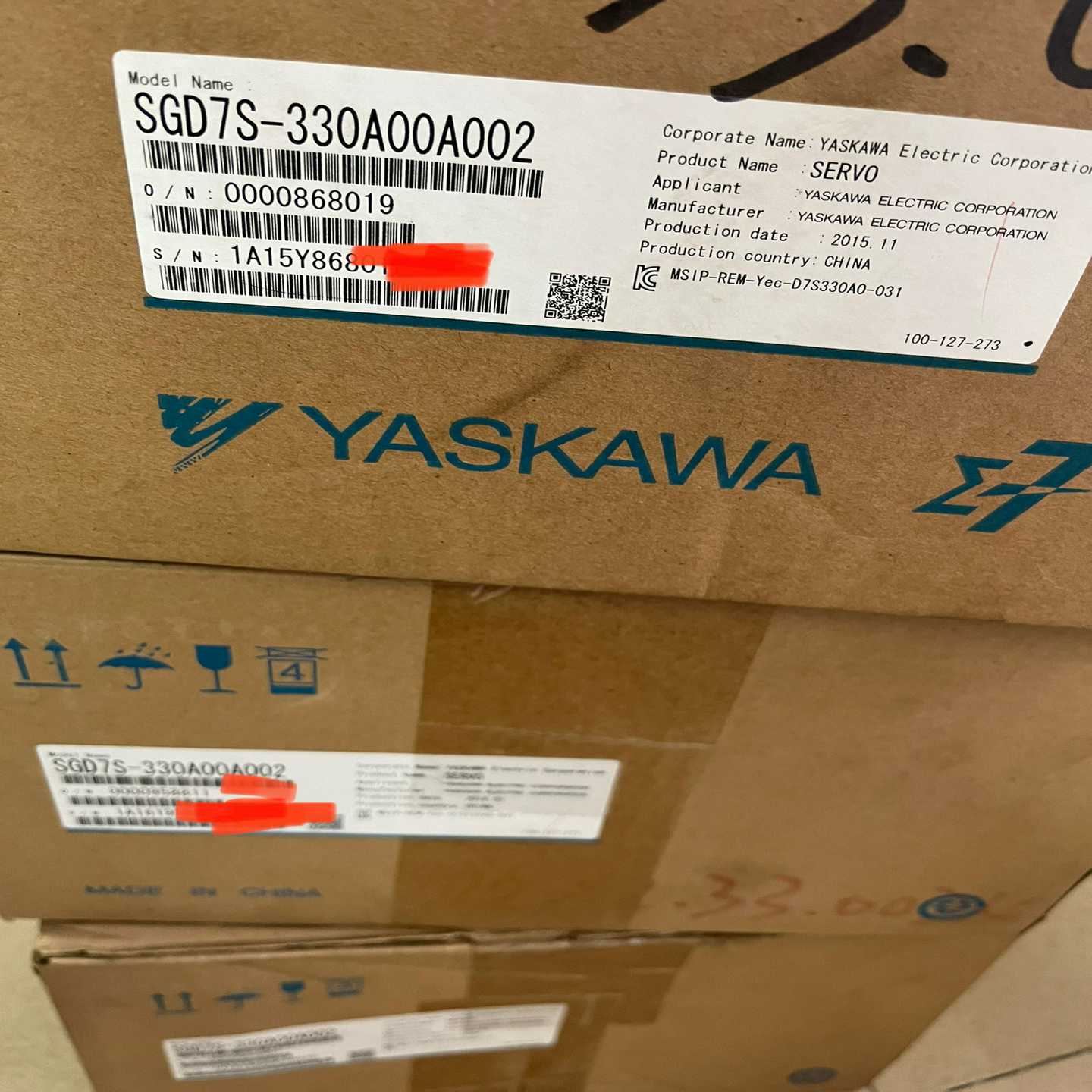 议价SGDH7S一330A00A安川七系五千瓦伺服驱动器，全新原装现货/维