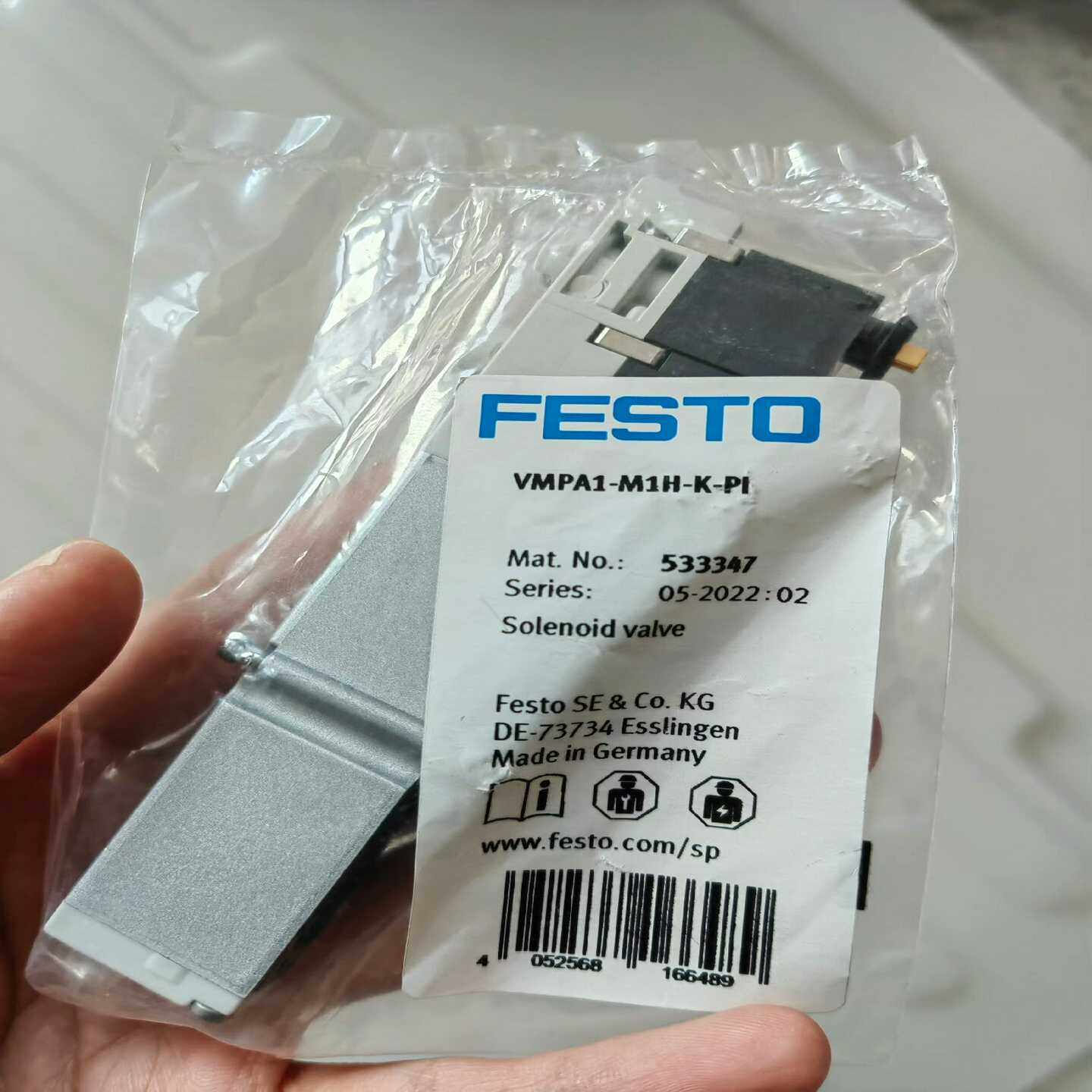 询价费斯托533347VMPA1-M1H-K-PI电磁阀全新特