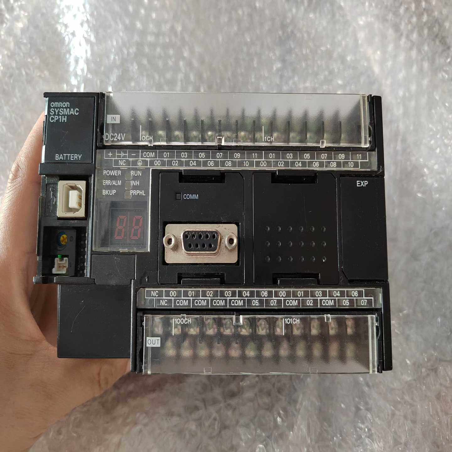 PLC CP1H-X40DT-D，1.2 版本，实物拍~询价