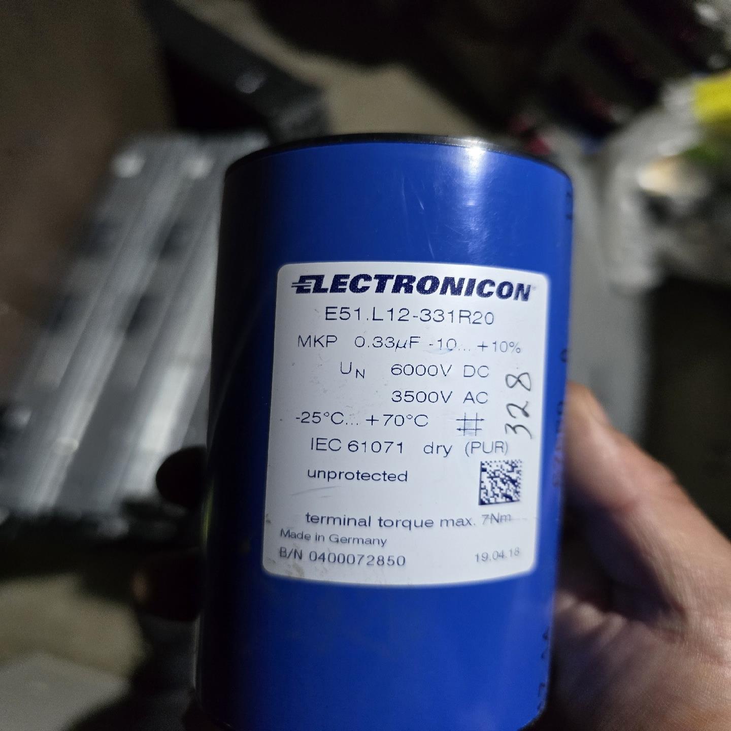 【请询价】拆机ELECTRONICON 6000V033UFE51