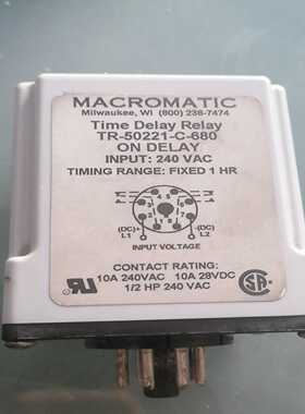 Macromatic继电器TR-502【询价】