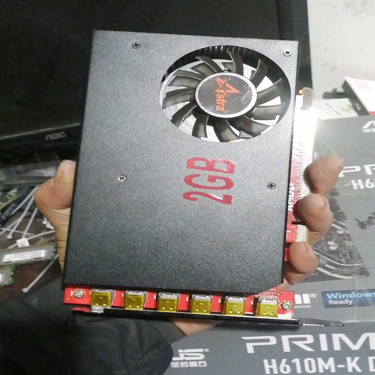 星奇美6分屏显卡r73502gd5，6个minidp--议价商品