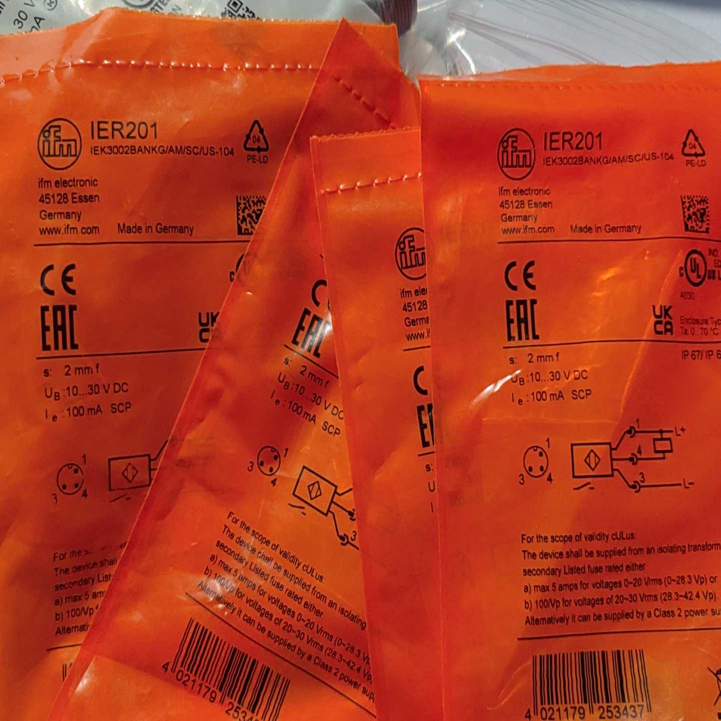 易福门IER201传感器，德国制造，~询价