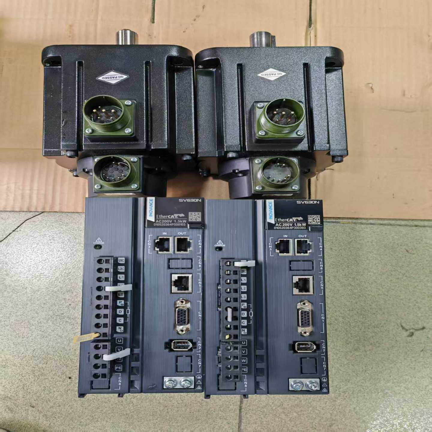 汇川伺服驱动器SV630NS012I和电机MS1H3-13C--议价商品