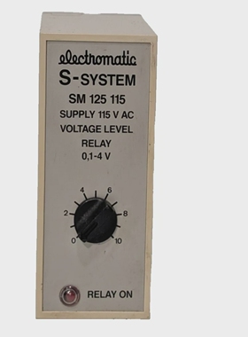 ElectromaticSM-125-115S-System,115VACSupplyVoltageLeve