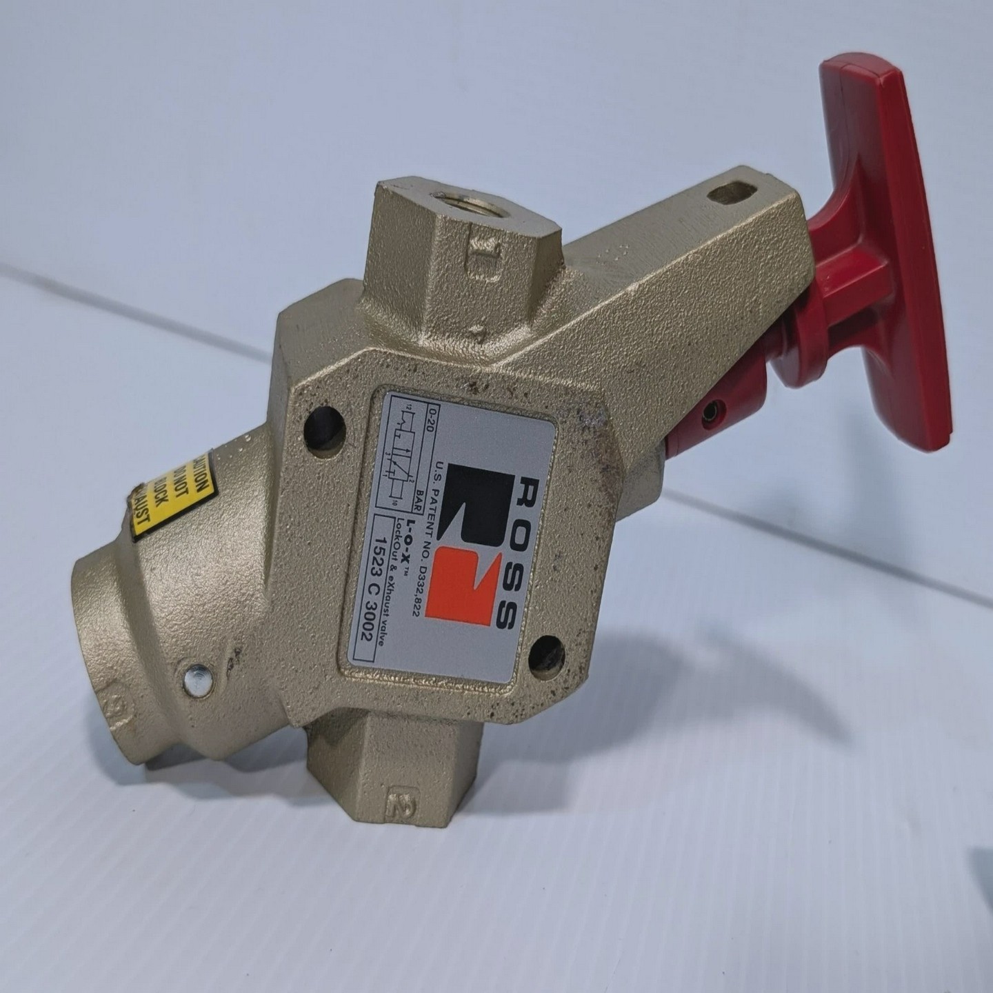 ROSS1523C3002LockOut&eXhaustValve,L-O-XValve