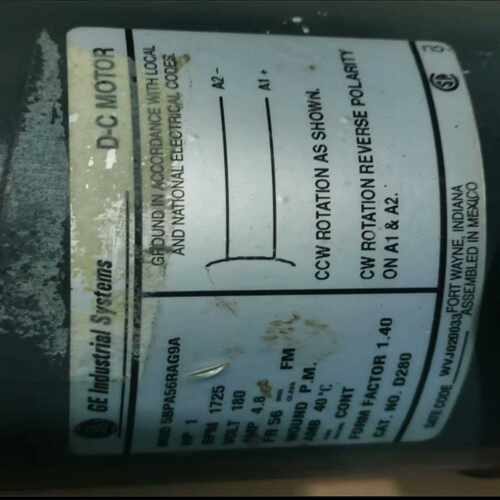 咨询-电机马达GEMotorsMOD：5BPA56RAB9