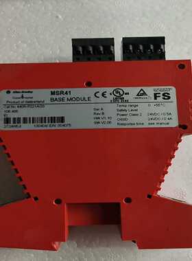 拆机AB罗克韦尔安全继电器模块，型号:MSR41--议价商品