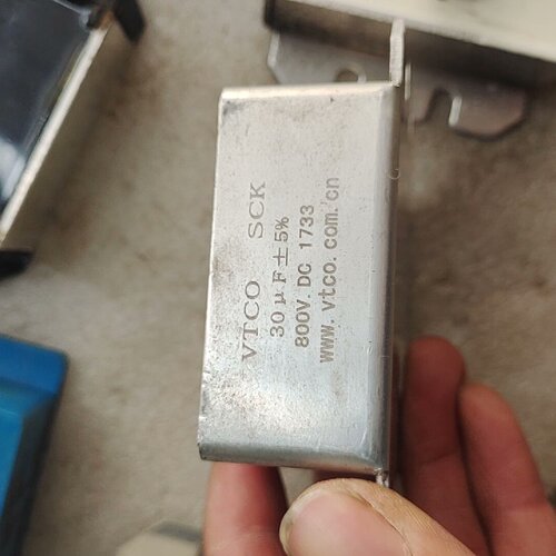 询-直流滤波电容30uF800VDC4个20uF的2个