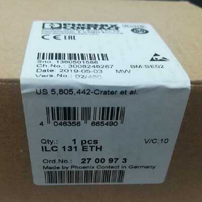 配件菲尼克斯原装正品现货控制器 - ILC 131 ETH - 2700973议价