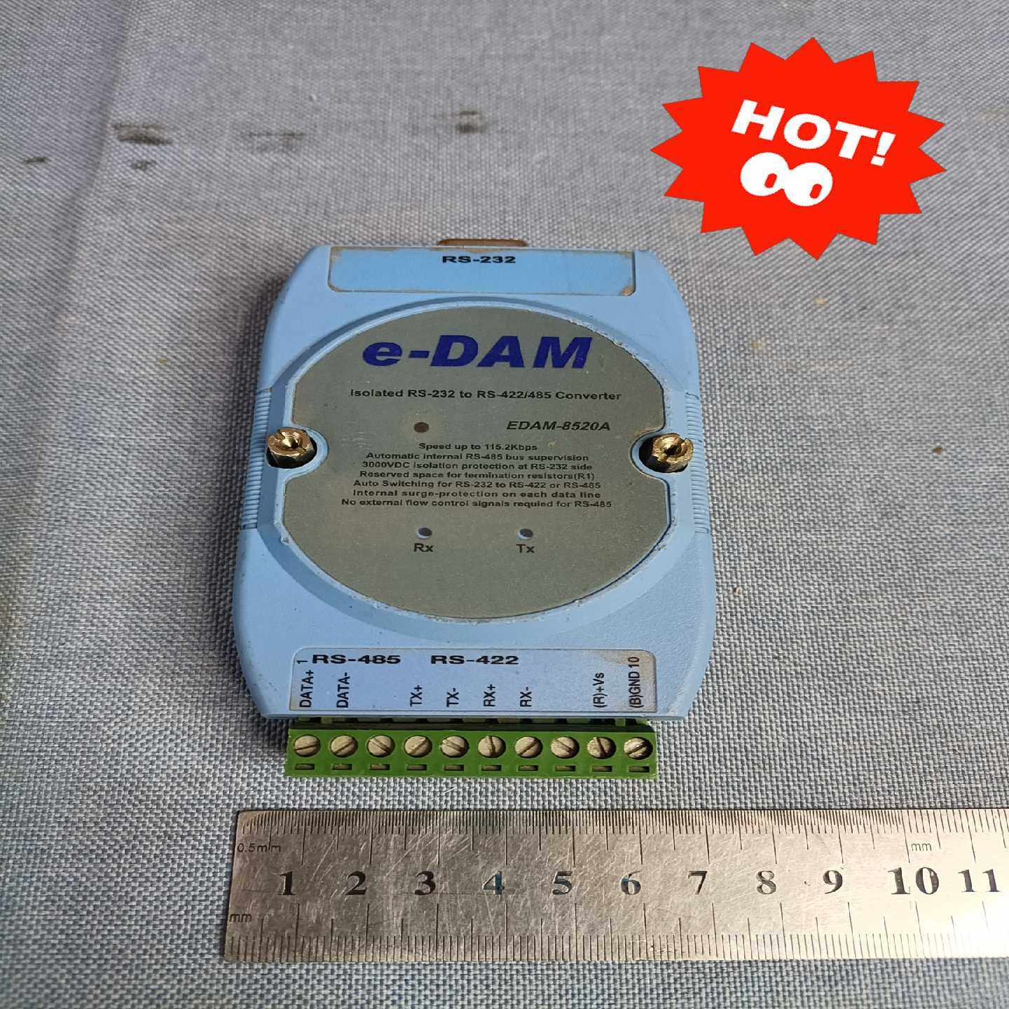 e-DAM转换器EDAM-8520A模拟量模块RS-232-议价