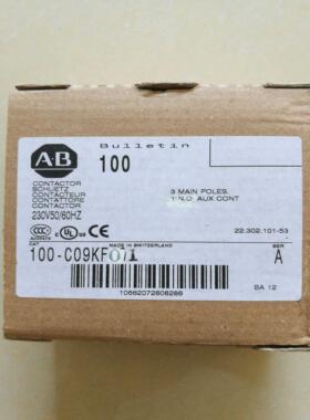 配件AB低压接触器100-C09KF01 100-C09KF10 100-C09F10 AC2议价