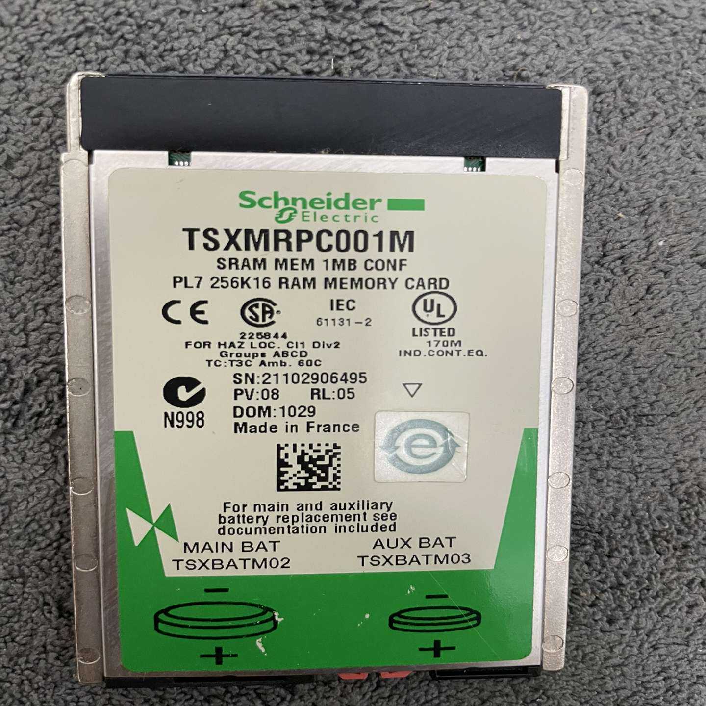 施耐德内存卡TSXMRPC003M、TSXMRPC001M~议价