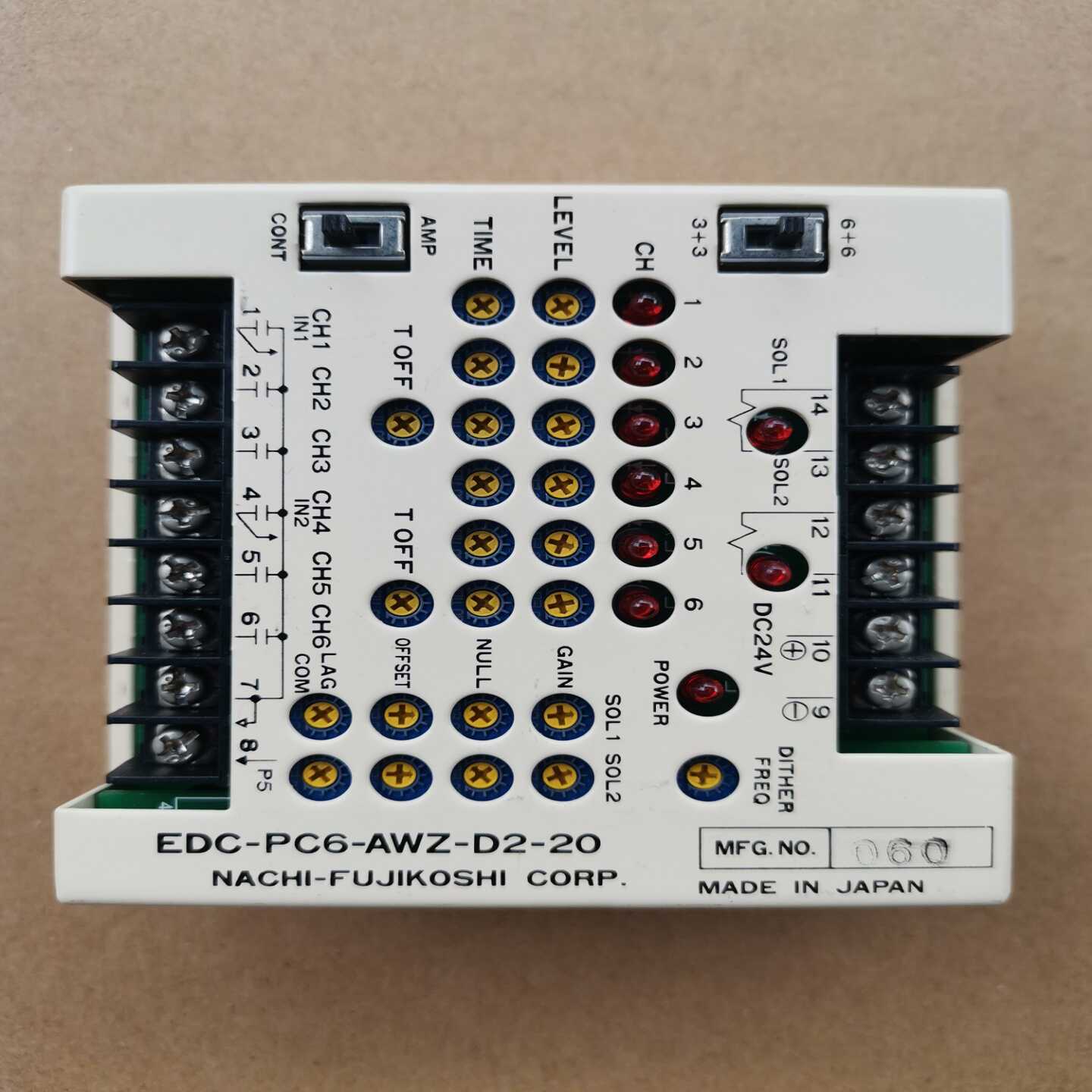 不二越NACHI比例放大器EDC-PC6-AWZ-D2询价