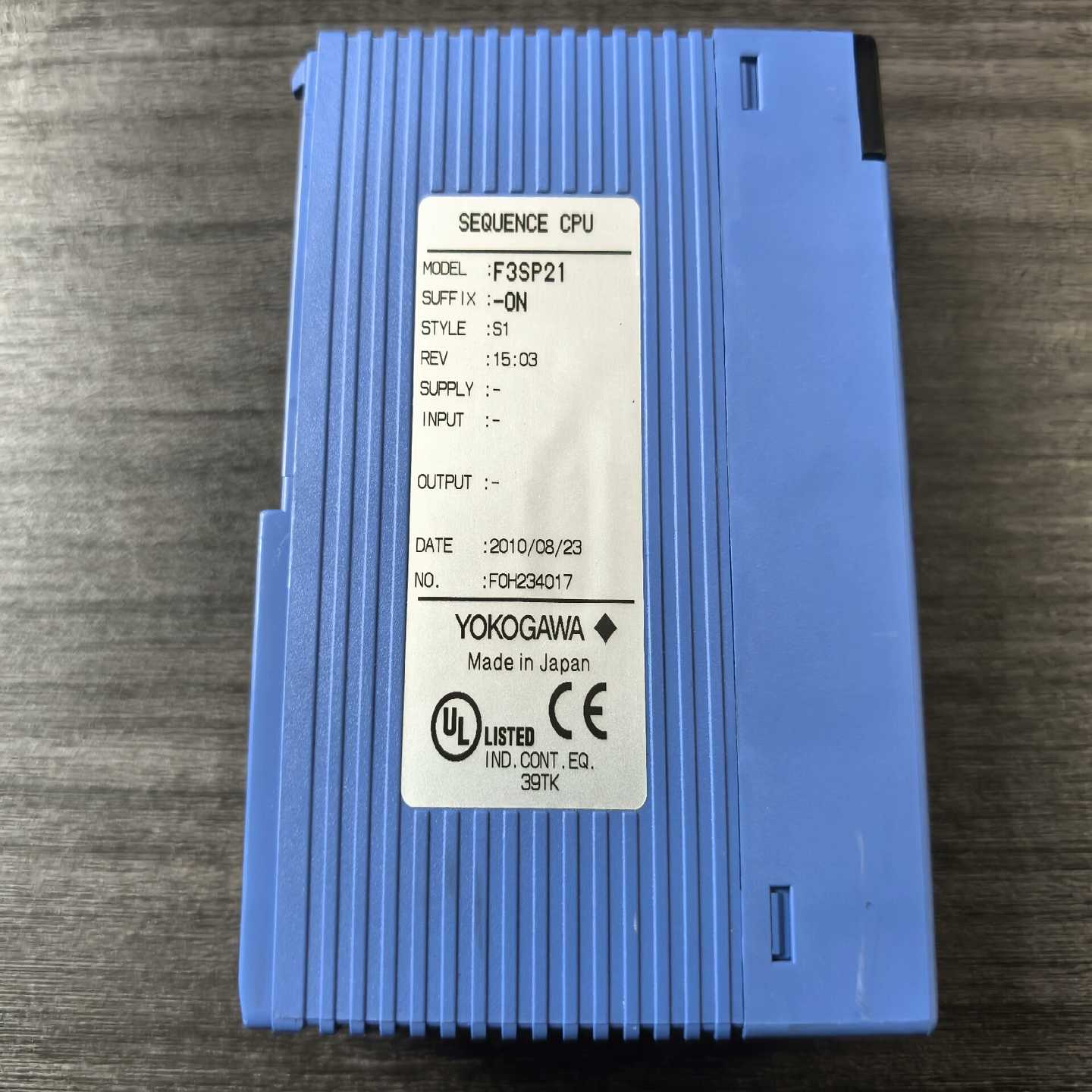 YOKOGAWAF3SP21-0N，二手拆机宝贝实物如图！--议价商品