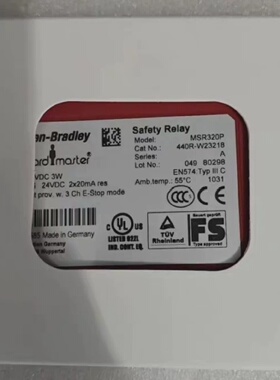 ab罗克韦尔安全继电器MSR320P