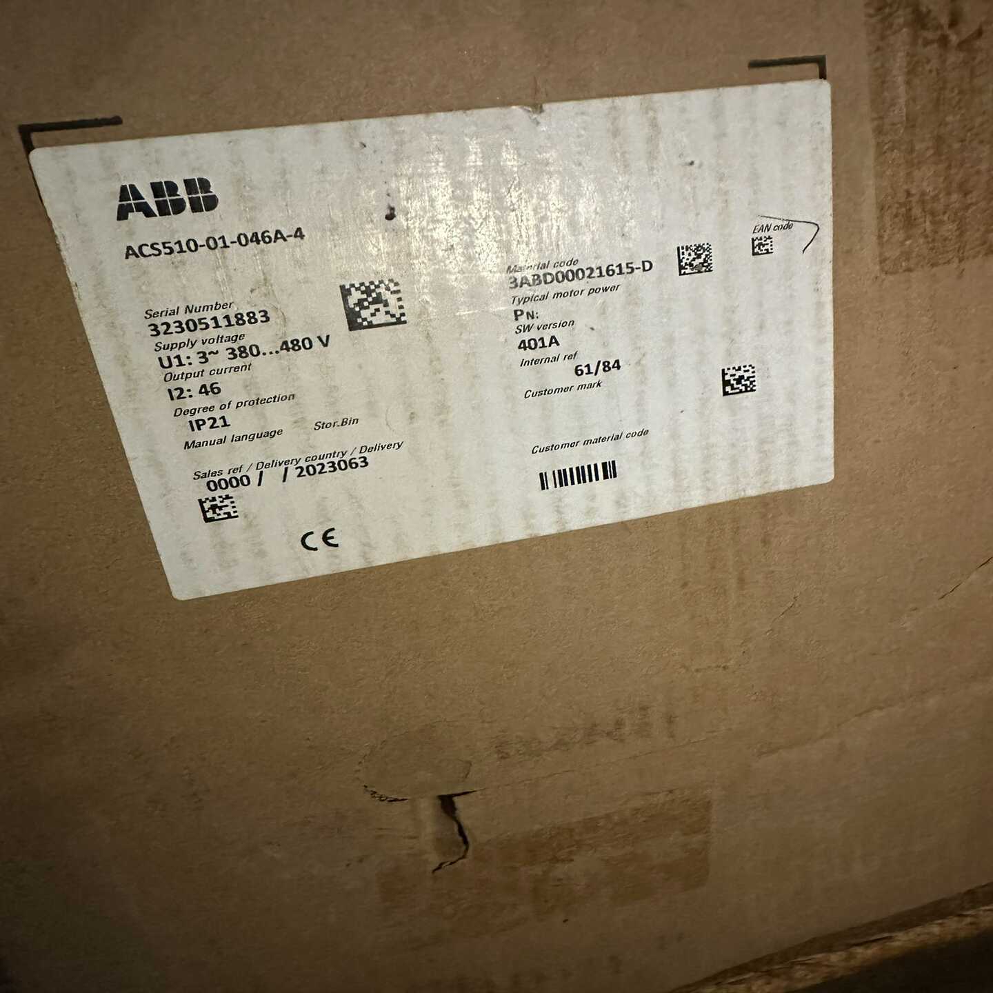 变频器acs510-01-046a-422k询价