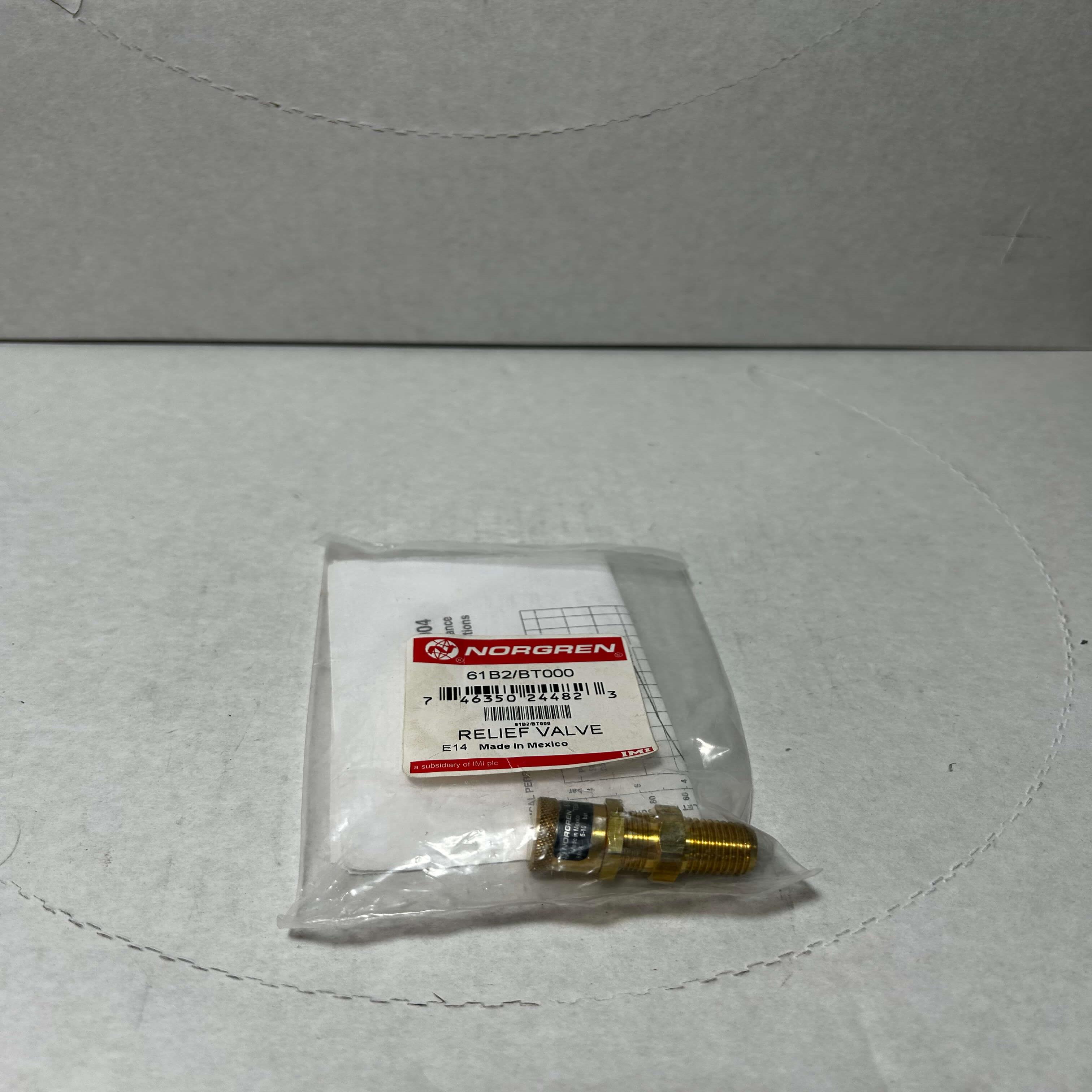 61B2BT000诺冠 NORGREN溢流阀61B2系列