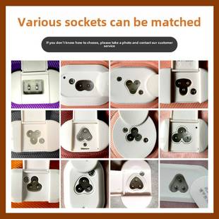 热水袋充电器三孔通用梅花木之林充电器防爆暖忆电暖宝沃森电源线