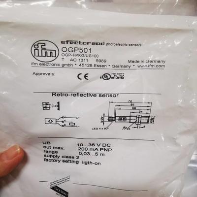 配件假一赔十IFM易福门光电传感器OGP501  OGT500  0GP501议价