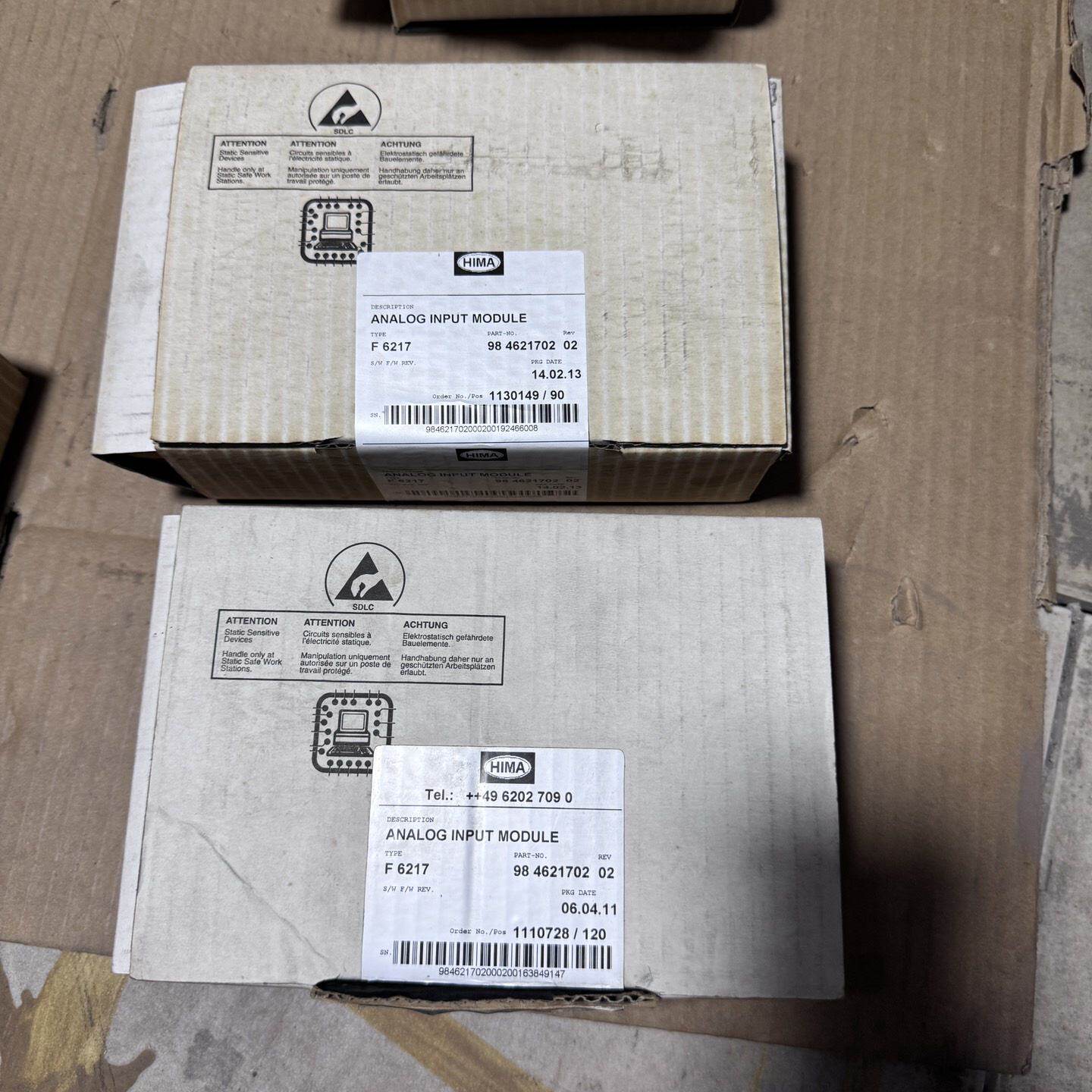 HIMA模拟量输入模块F62172块全新原装型号98