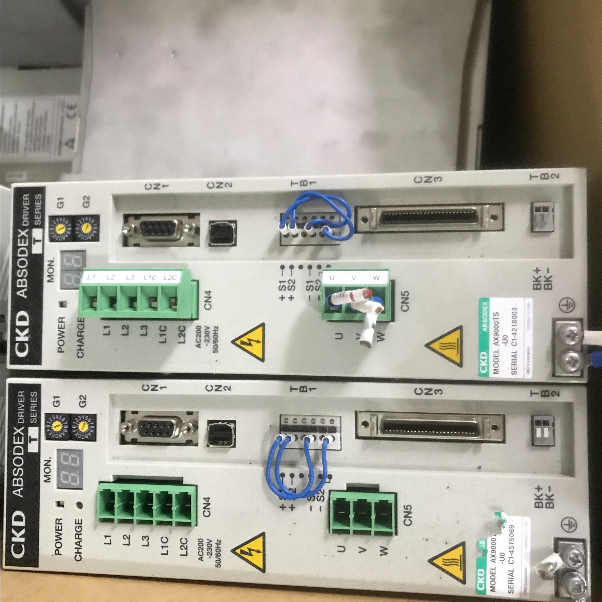 原装CKD拆机AX4009TS-DM04U0圆盘电机 伺服驱动器AX9000TS-U0