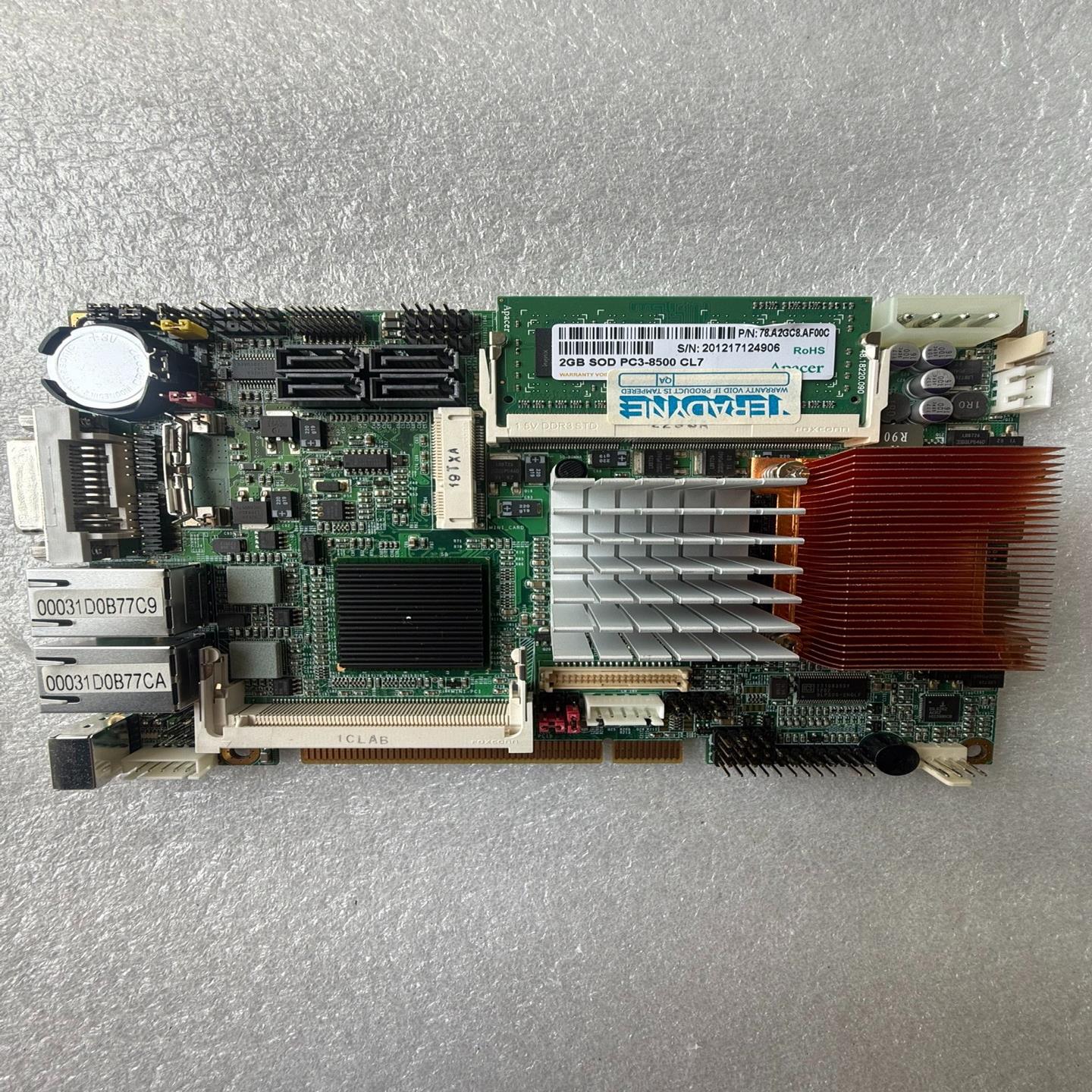 肯懋 HS-771 工控主板 带CPU 内存 散热器(嚷嚷电子）