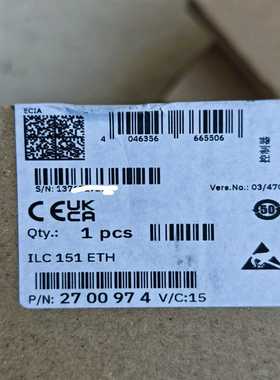 菲尼克斯2700974ILC151ETH控制器-议价