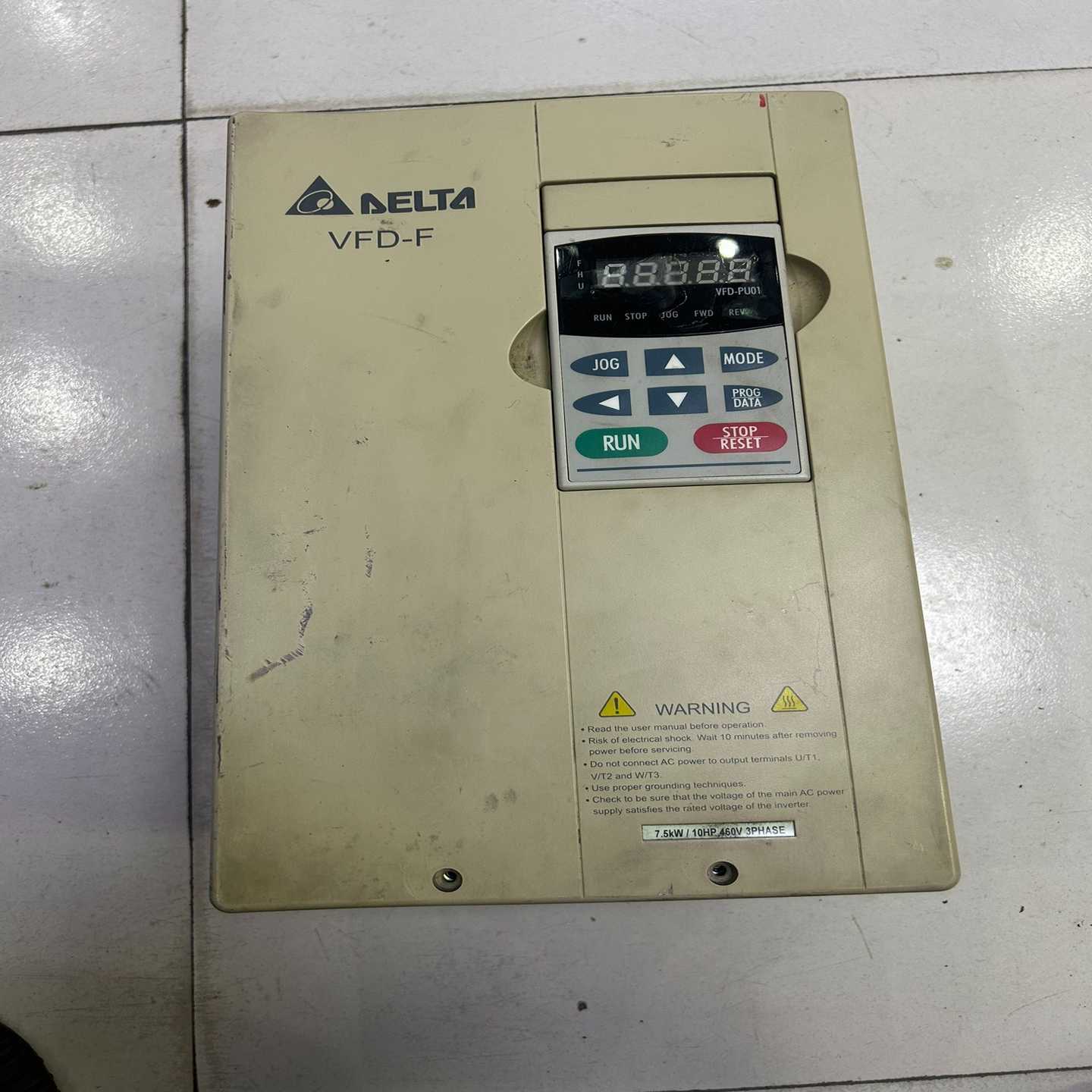 台达变频器，型号VFD075F43B包模块好功能没有（零零电子）