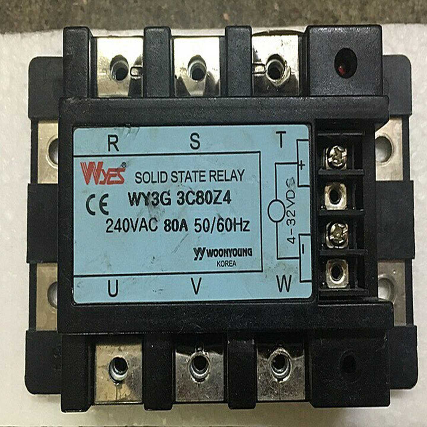 【议价】云永三相固态继电器WY3G3C80Z4240V80A适用