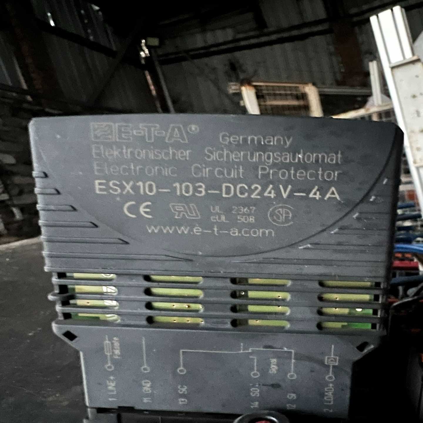德国ETA断路器，型号ESX10-103-DC24V-4询价